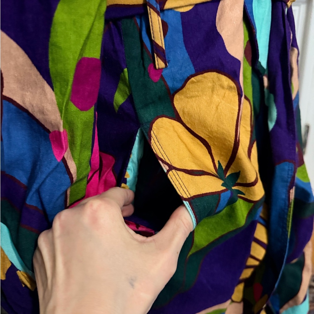 INC International Concepts Multicolor Floral duster jacket - Picture 4 of 15